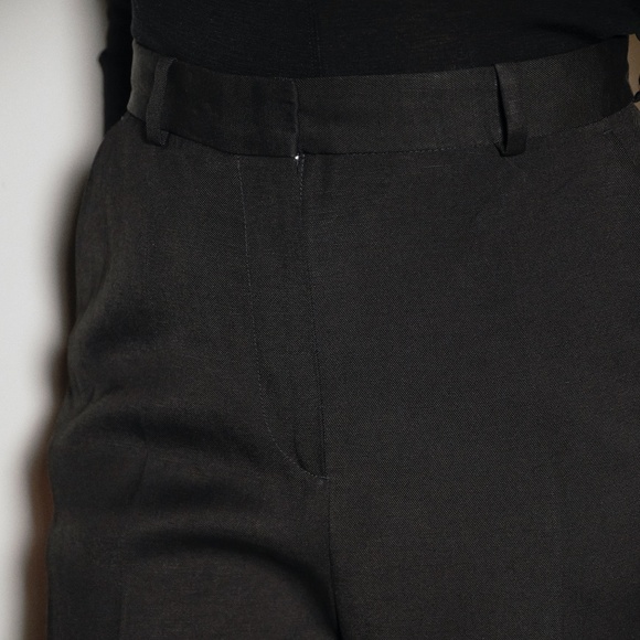 Toteme Tapered Suit Trouser NWT Linen Viscose- Black - Size 36, 38 - Picture 10 of 14